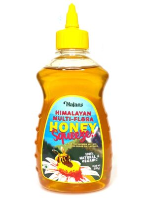 Nalan™ Himalayan Multiflora Honey | Squeeze Pack 350g | Original Kashmir Honey | No sugar adulteration