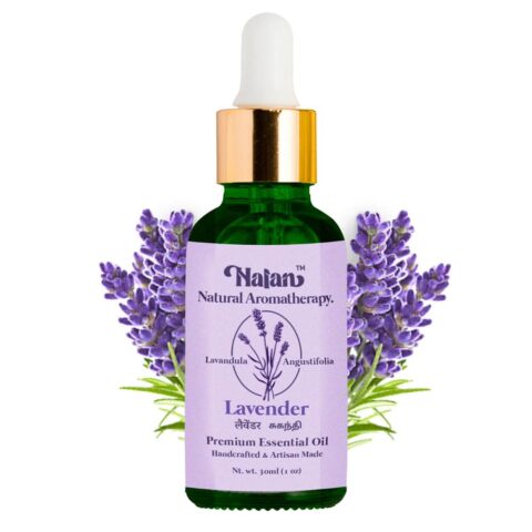 Nalan™ Lavender Aroma Oil 30ml  - 100% Pure - Aromatherapy - Premium Therapeutic Grade with Glass Dropper