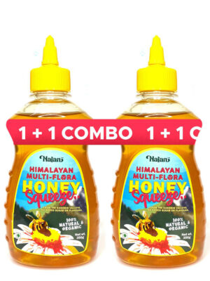 Nalan™ Himalayan Multiflora Honey | Squeeze Pack 1+1 2x350g | Original Kashmir Honey | No sugar adulteration (Copy)