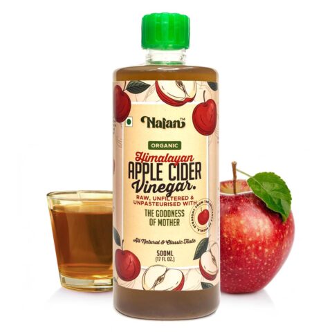 Nalan™ Himalayan Apple Cider Vinegar with Mother 500ml - Classic Taste ACV Raw from Himalaya - Unfiltered - Unpasteurised