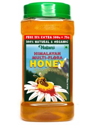 Nalan™ Himalayan Multiflora Honey 575g | Original Kashmir Honey | No sugar adulteration| Pure Multi-flower Honey