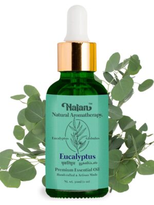 Nalan™ Eucalyptus Aroma Oil 30ml - 100% Pure - Premium Therapeutic Grade with Glass Dropper