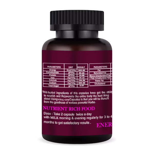 Nalan VITAL+ONE 30 CAPSULES | Energy, Vitality, and Power